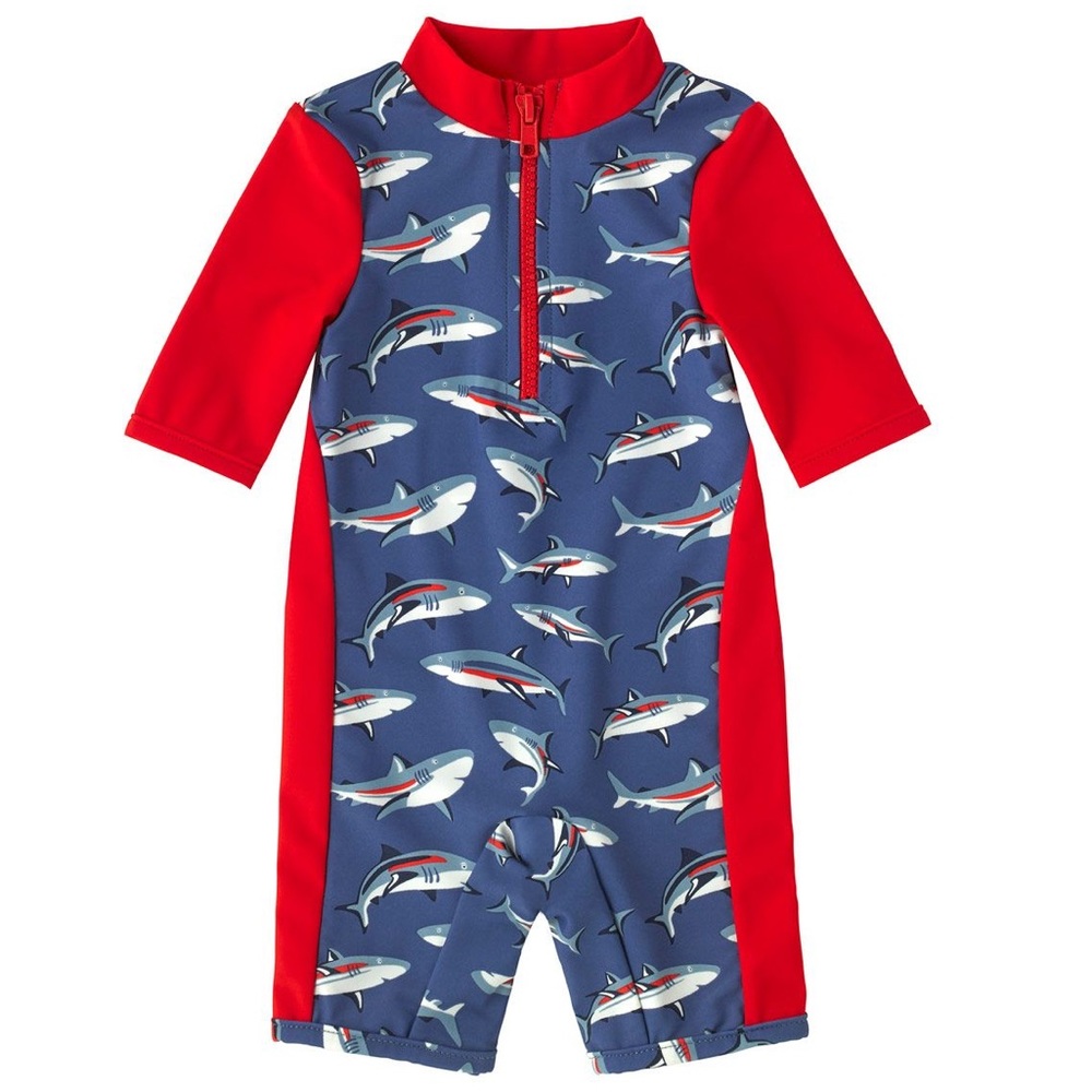 🆕 EUC Cath Kidston shark one piece rash guard